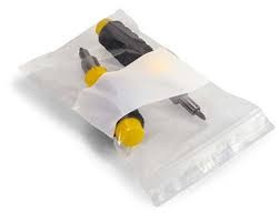 Reclosable Poly Bags with Label Panel Reclosable Poly Bags with Label Panel