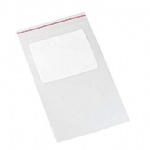 Reclosable Poly Bags with Label Panel